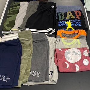 GAP Kids Size L shorts and shirt bundle